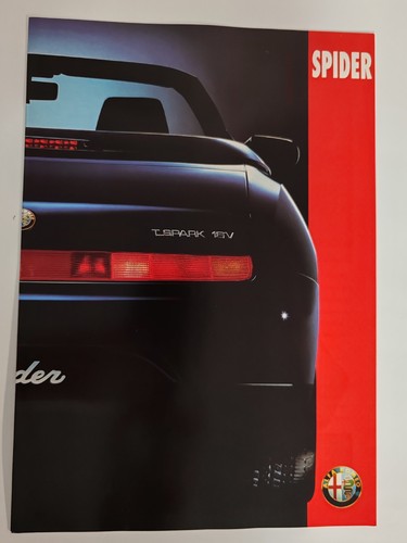 Prospekt alfa romeo spider 916 - spider,